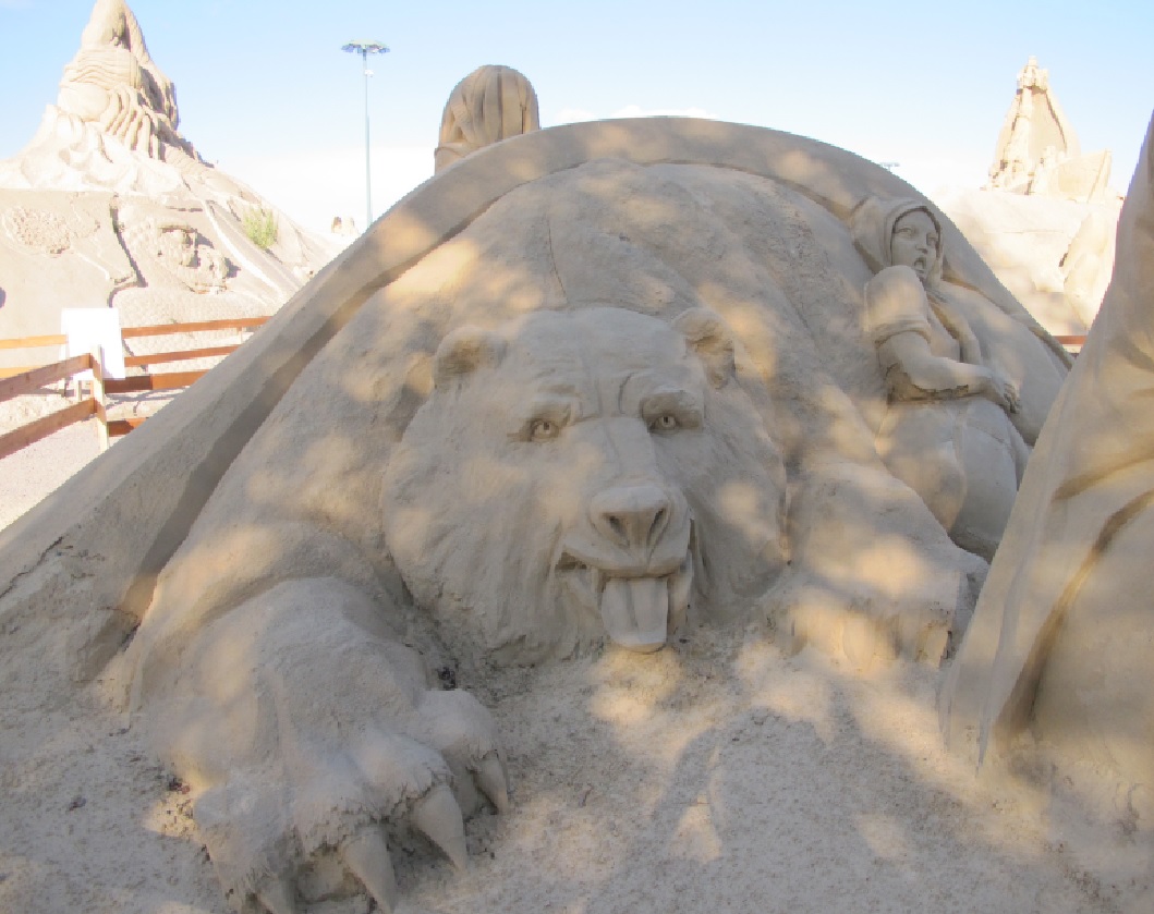 Песчаные скульптуры в Финляндии
