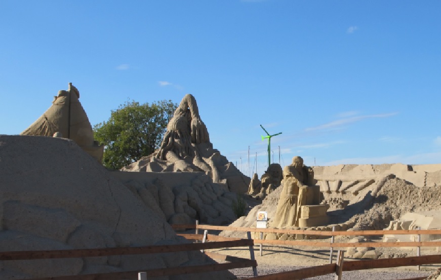 Песчаные скульптуры в Финляндии